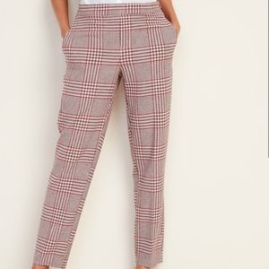 Old Navy Pink Plaid Pants